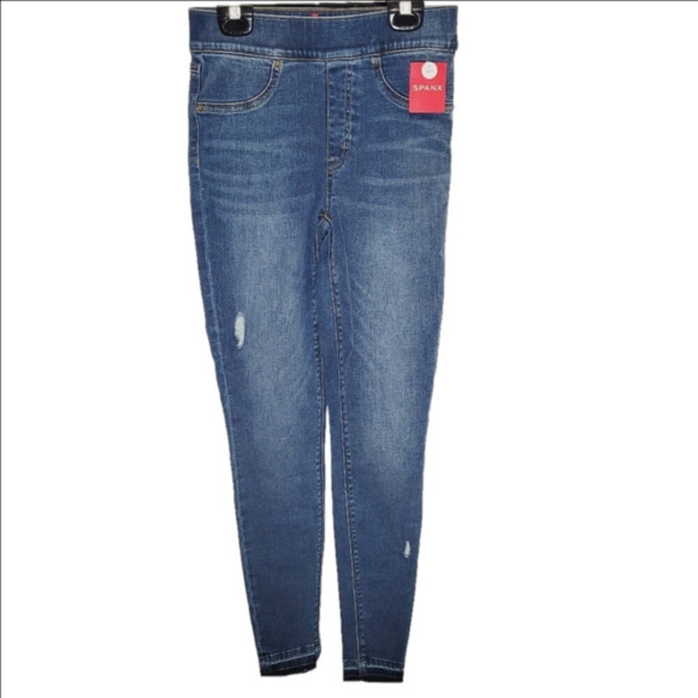 SPANX Distressed Skinny tall jeans